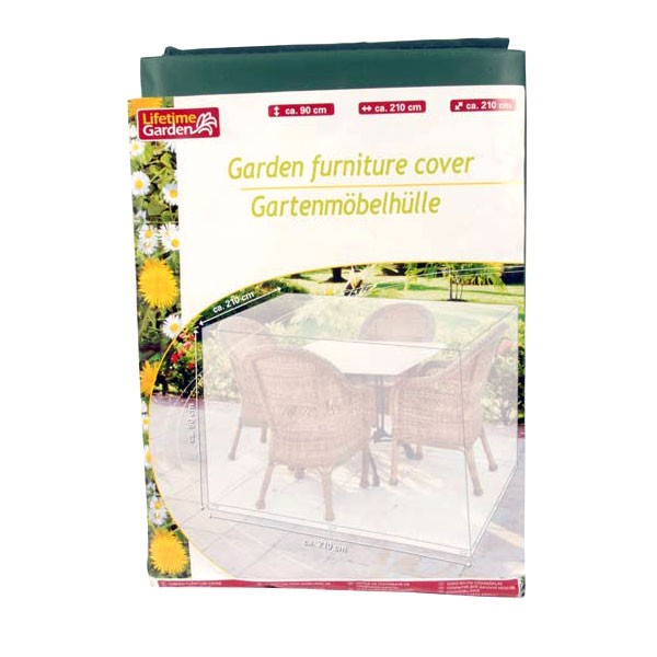 Gartenmöbelhülle 210x210x90cm Abdeckplane Gartenmöbel-Schutzhülle Schutzhaube