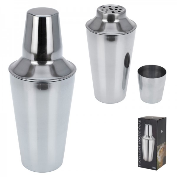 Cocktailshaker Cocktail-Shaker Milchshaker Barmixer Bar-Keeper Edelstahl 500ml