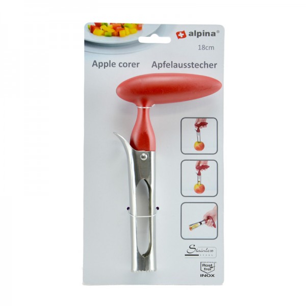 Alpina Apfel-Ausstecher Apfel-Entkerner Apfelstecher Fruchtentkerner Kerngehäuse