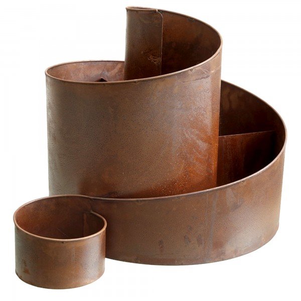 XL Kräuterspirale Kräuterschnecke Kräuterbeet Pflanz-Treppe Spirale Kräuterampel