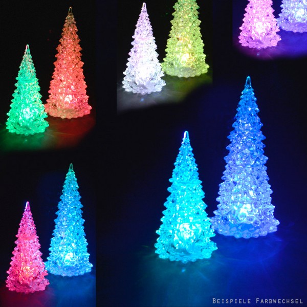 LED Weihnachtsbaum Acryl-Tannenbaum Christbaum Weihnachten Farbwechsel 